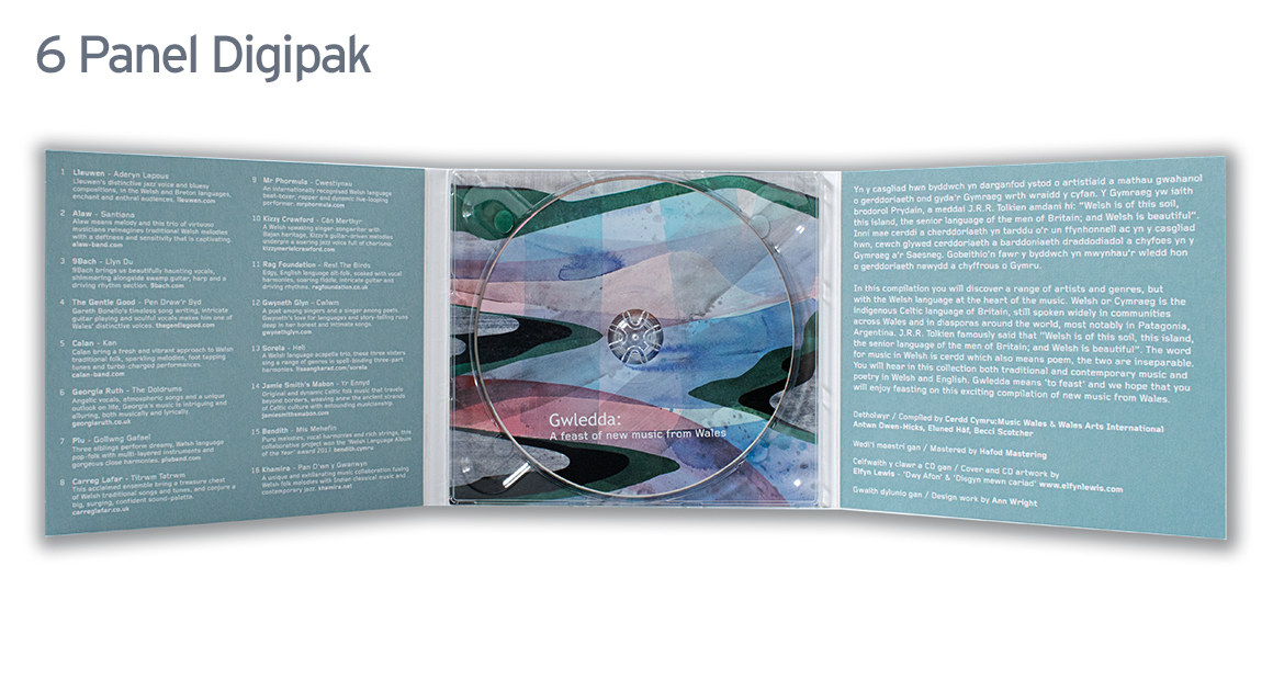 6 Panel CD Digipak Image 2