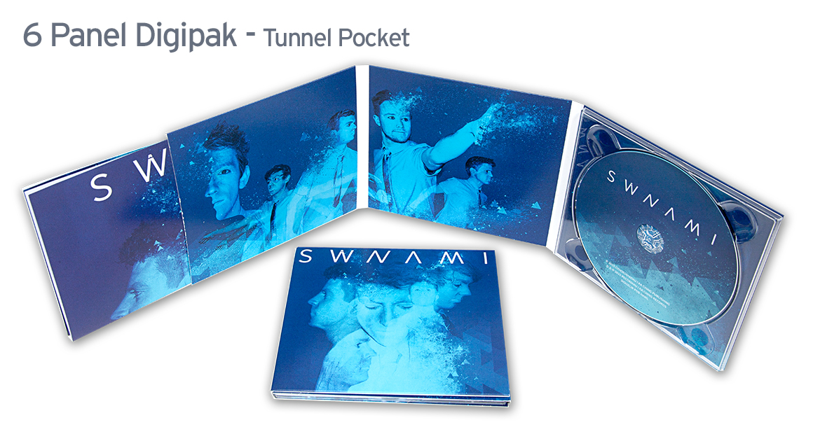 6 Panel CD Digipak Tunnel Pocket Image 1