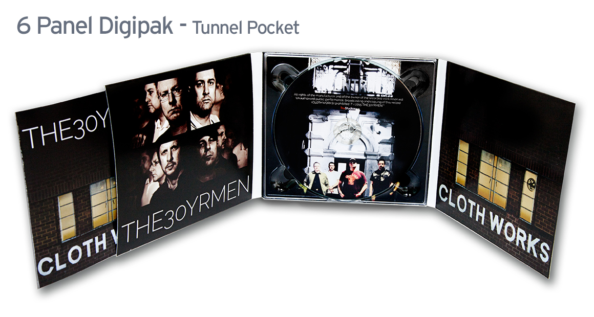 6 Panel CD Digipak Tunnel PocketImage 2