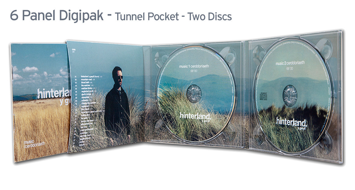 6 Panel CD Digipak Tunnel Pocket Image 5