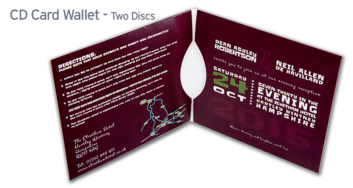 Double CD Card Wallet Image