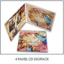 CD Digipak 4 Panel CD Digipack