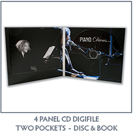 4 Panel CD Digifile Two Pockets Disc and Book 4 Panel CD Digifile Two Pockets Disc and Book
