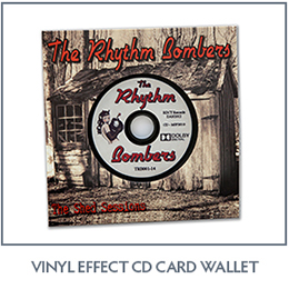 Vinyl Effect CD Card Wallet Vinyl Effect CD Card Wallet