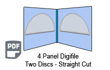 4 Panel CD digifile 2 Disc