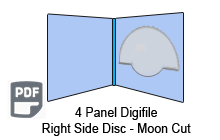 4 Panel Digifile Two Disc Template 4 Panel CD digifile 2 Disc