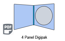 4 Panel CD Digipak 1 Disc