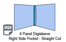 4 Panel Digisleeve Template 4 Panel CD digisleeve template