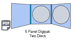 6 Panel CD Digipak 2 Disc