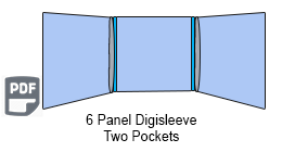 6 Panle CD digisleeve Template Two Discs 6 Panel CD Digisleeve Two discs