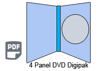 4 Panel DVD Digipak 4 Panel DVD Digipak